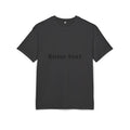 Oversized Tee with “Enter text” Center Print — Minimal Graphic Shirt