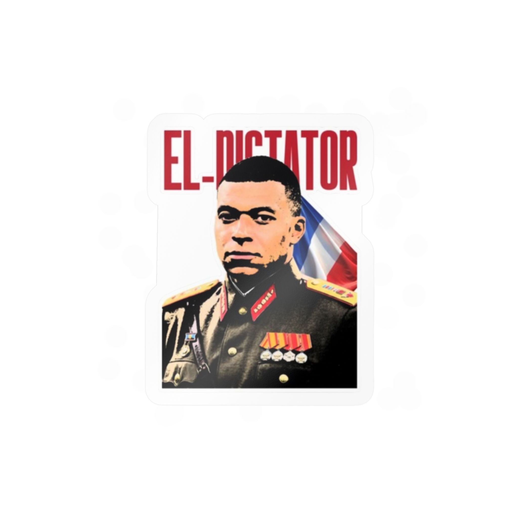 El-Dictator Kylian Mbappe Vinyl Sticker