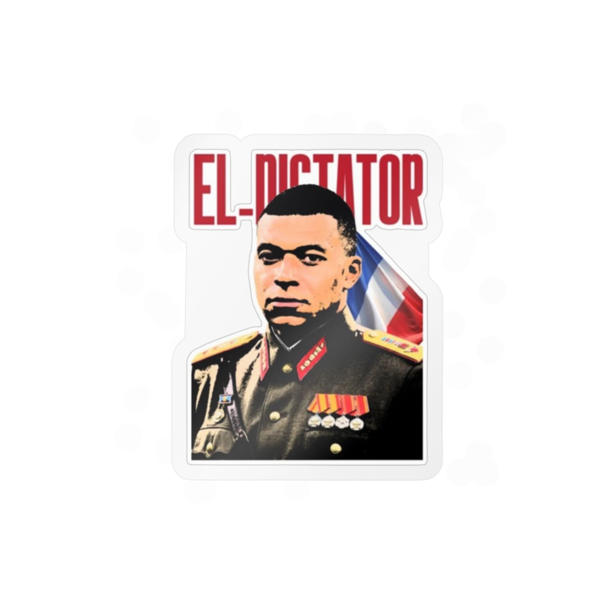 El-Dictator Kylian Mbappe Vinyl Sticker