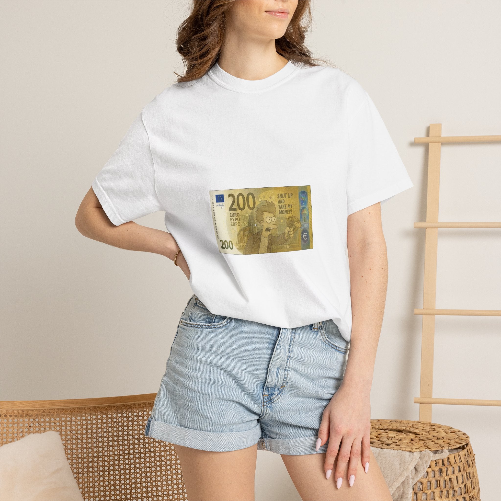 200 Euro Banknote Graphic T-Shirt